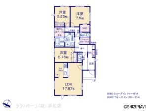 磐田市豊浜　3LDK　2025年3月完成予定の物件画像