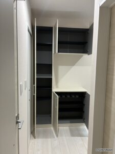 豊富な玄関収納