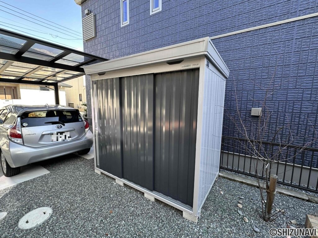 富士市宮島　ハイム戸建て　物置