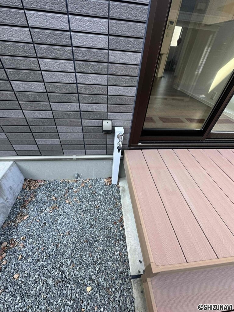 富士市宮島　ハイム戸建て　外水栓