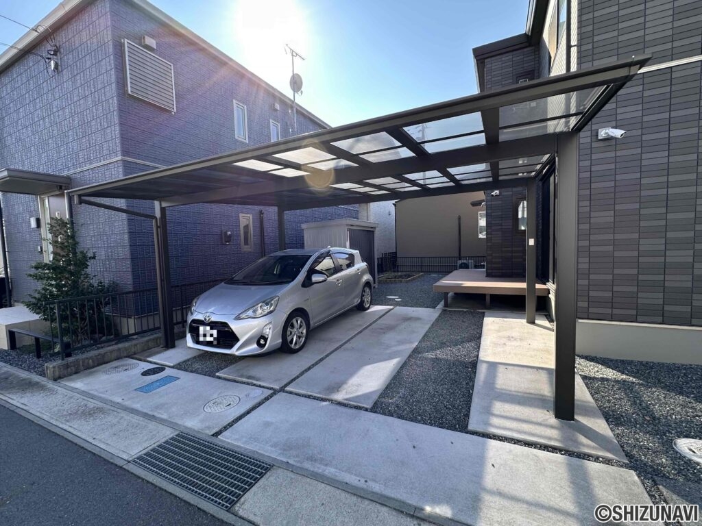 富士市宮島　ハイム戸建て　駐車場