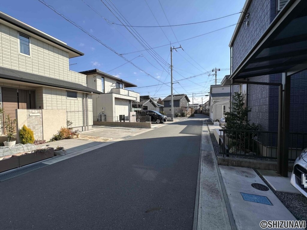 富士市宮島　ハイム戸建て　前面道路