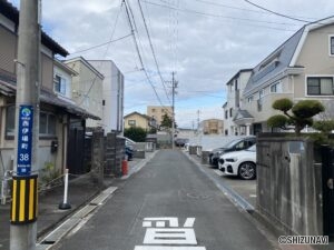 【人気エリア】浜松市中央区西伊場町に約51坪の整形地！　日当たり良好・建築条件なし！！の画像