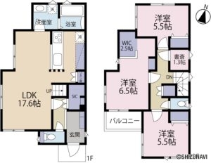 【新築分譲住宅】三島市文教町　3LDKの物件画像