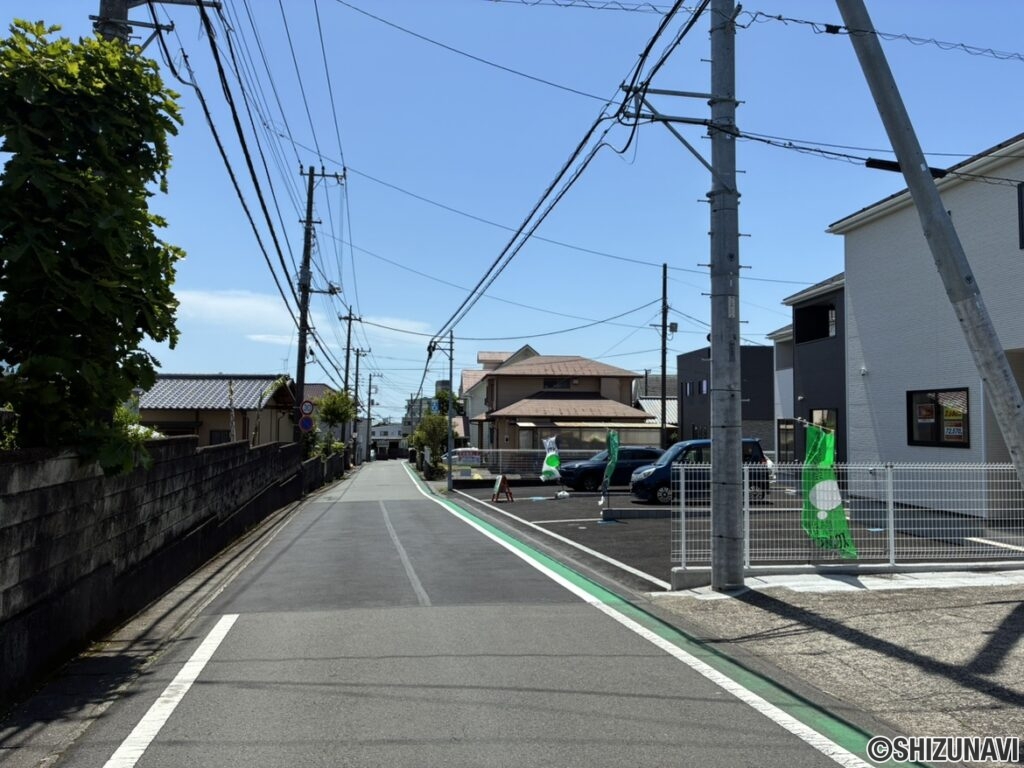 新築　富士市　伝法　道路