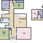 宇東川西町　戸建て　間取り