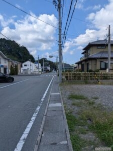 南側前面道路