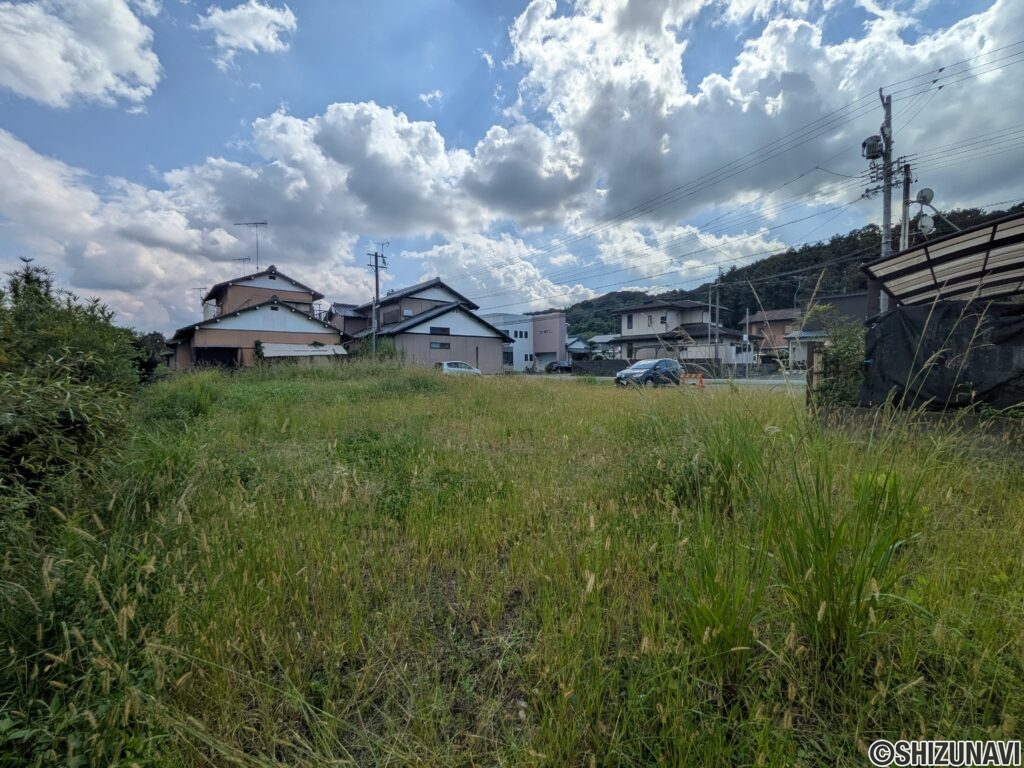 敷地北西から撮影