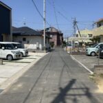 前面道路(東→西)