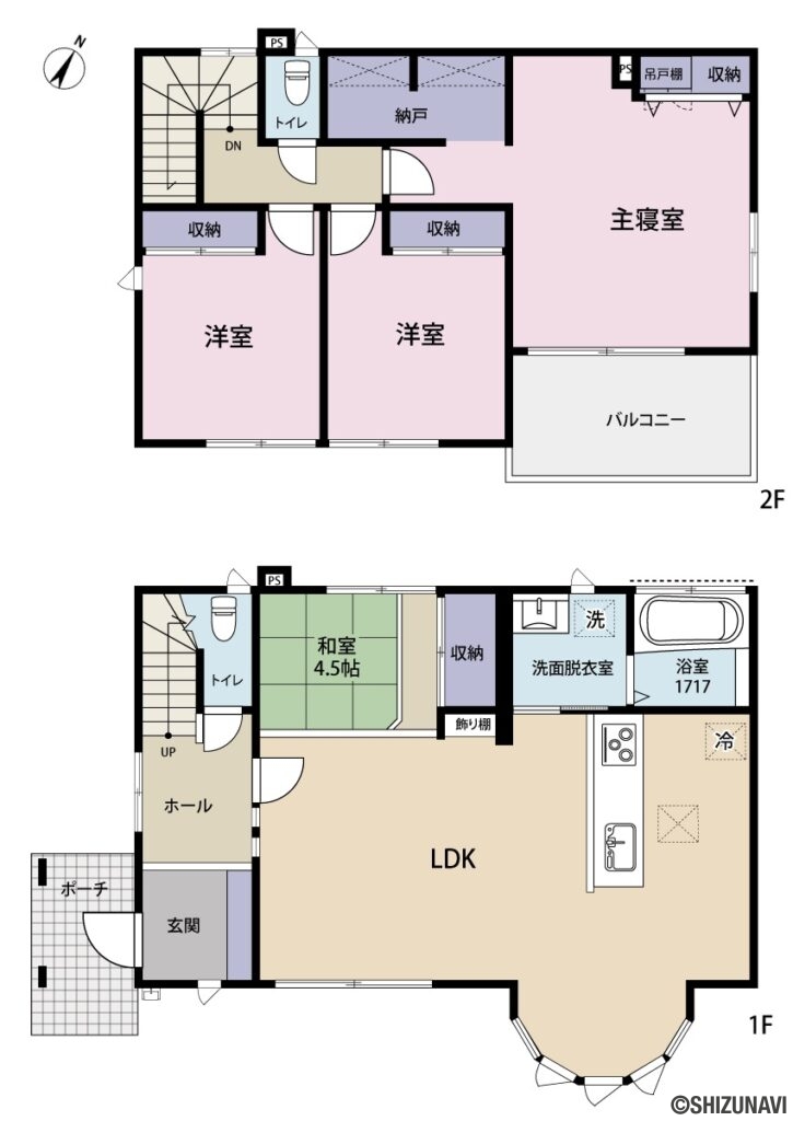 三島市沢地間取の中古住宅3SLDK