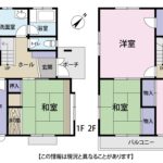 駿河区中島　中古戸建　間取り図