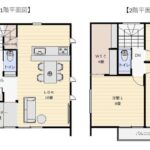 浜松市浜名区中瀬　新築戸建て(2棟)ki-haco(キハコ)　１号棟、５号棟の画像