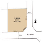 富士宮市舟久保町　売り土地　形状図