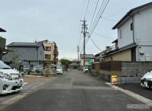 新築　清水区　道路