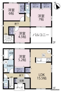 浜松市中央区福島町　3棟　4LDK　2025年4月完成予定の物件画像