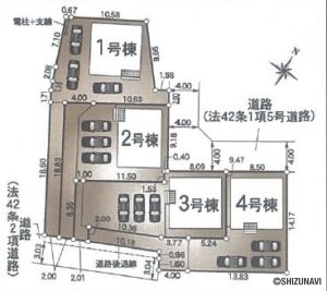 【2025.7完成予定】駿河区中島第10　全4棟　新築一戸建て　の物件画像