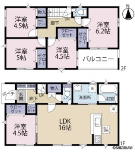 浜松市中央区三新町　5LDK　2025年4月完成予定の物件画像