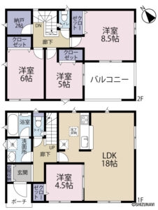 磐田市掛塚　4LDK　2025年3月完成予定の物件画像