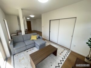 約21帖のリビングダイニングキッチン　別角度です。