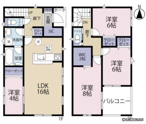 浜松市中央区下石田町　4LDK　2025年3月完成予定の物件画像