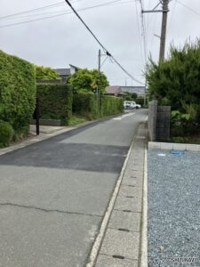 浜松市　福塚町　前面道路