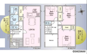 【新築建売住宅】藤枝市音羽町第５期２号棟　３LDKの物件画像