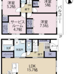 1号棟　間取り図
