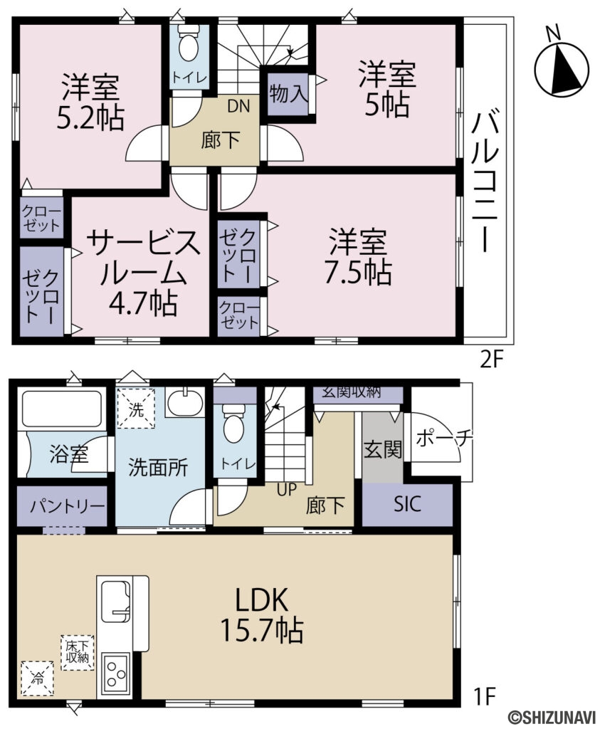 1号棟　間取り図