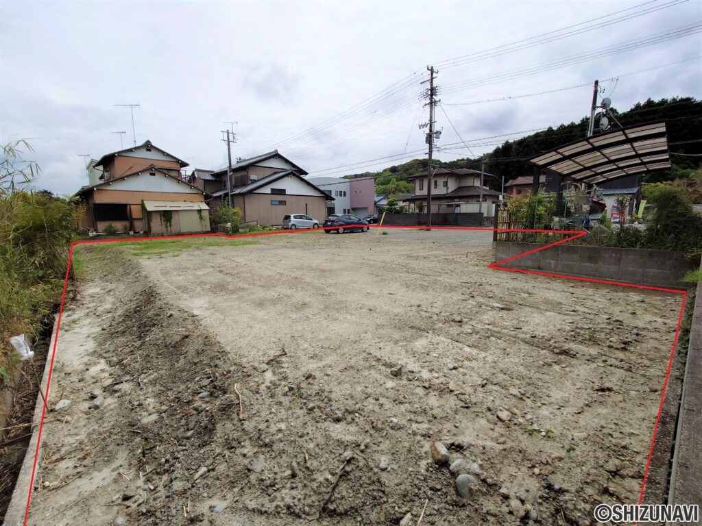 敷地北西から撮影