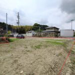 敷地北東から撮影