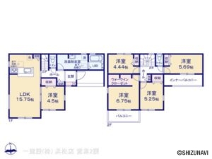 浜松市浜名区中瀬 5LDK 2025年7月完成予定の物件画像