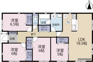 浜松市中央区福塚町　4LDK　2025年5月完成予定の物件画像