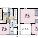 1号棟　間取り図