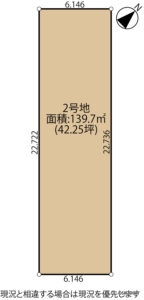 区画図2号地　間取図