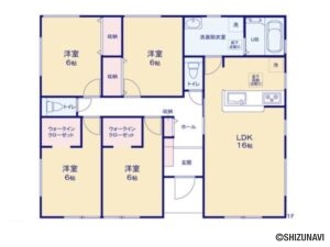 リーブルガーデン焼津市利右衛門3期　2号棟3号棟　2025年完成済みです！の物件画像