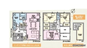 静岡市駿河区宮竹第1　新築一戸建て　全5棟の物件画像