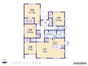 掛川市西大渕　4LDK・平屋　2025年11月完成予定の物件画像