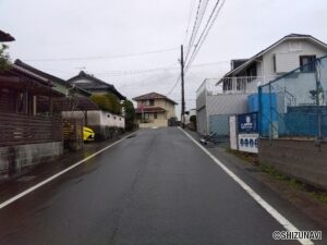 前面道路(東→西)