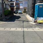 物件南側の道路です。