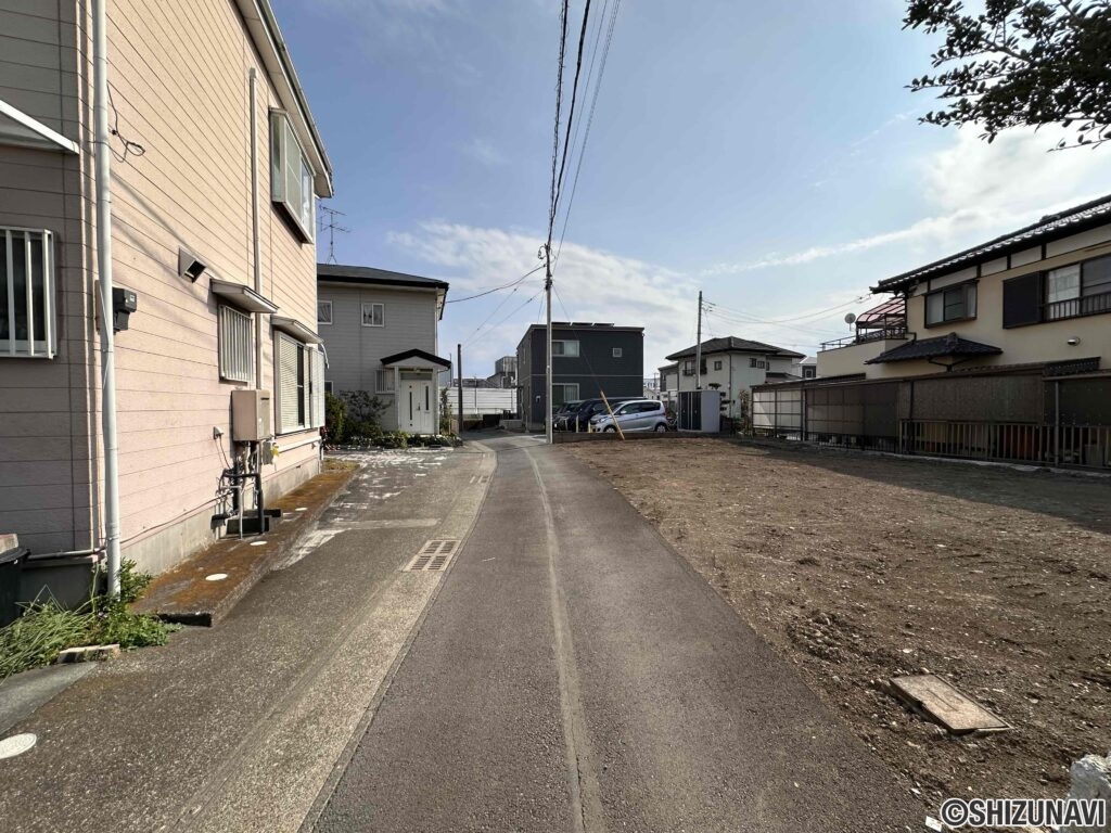 前面道路の様子。