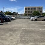 自走式駐車場の屋上の写真です。