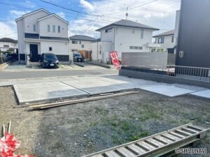 1号棟駐車場予定地になります。