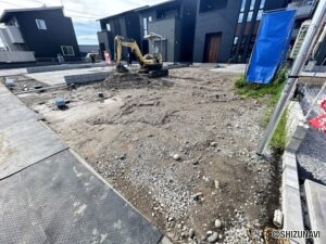 3号棟駐車場予定地になります。