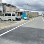 前面道路になります。南西側から撮影しております。