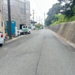 前面道路になります。北東側から撮影しております。