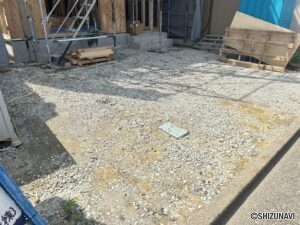 駐車場予定地になります。