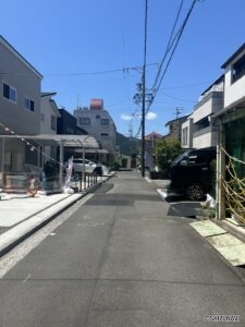 葵区　新築　道路