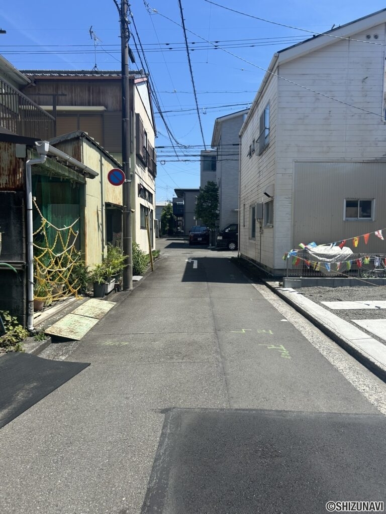 葵区　新築　道路