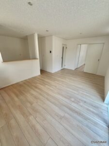 LDKのお写真です。16.5帖あるので、ゆったりとくつろぐスペースを確保できます。