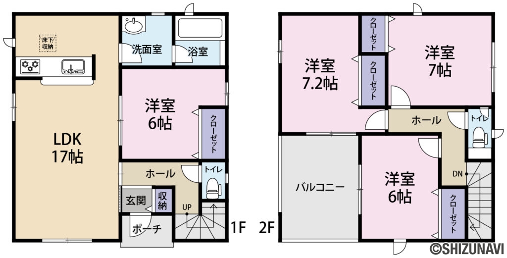 2号棟　間取り図